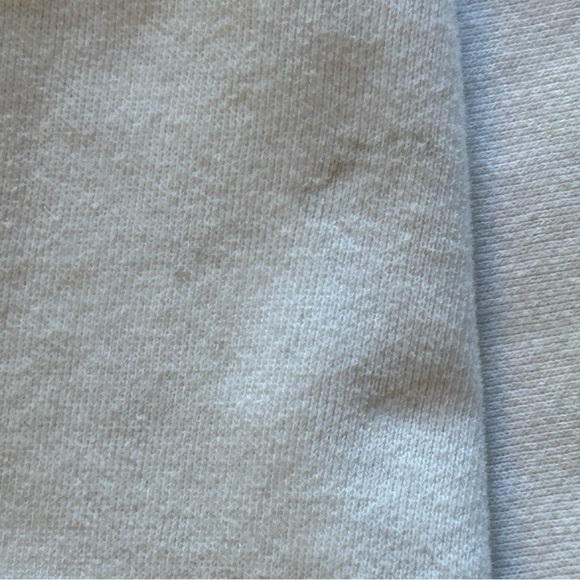 Sarai Baggy White Sweatshirt with Yellow Hood Lining Colorful Text Size XXL - Picture 10 of 12